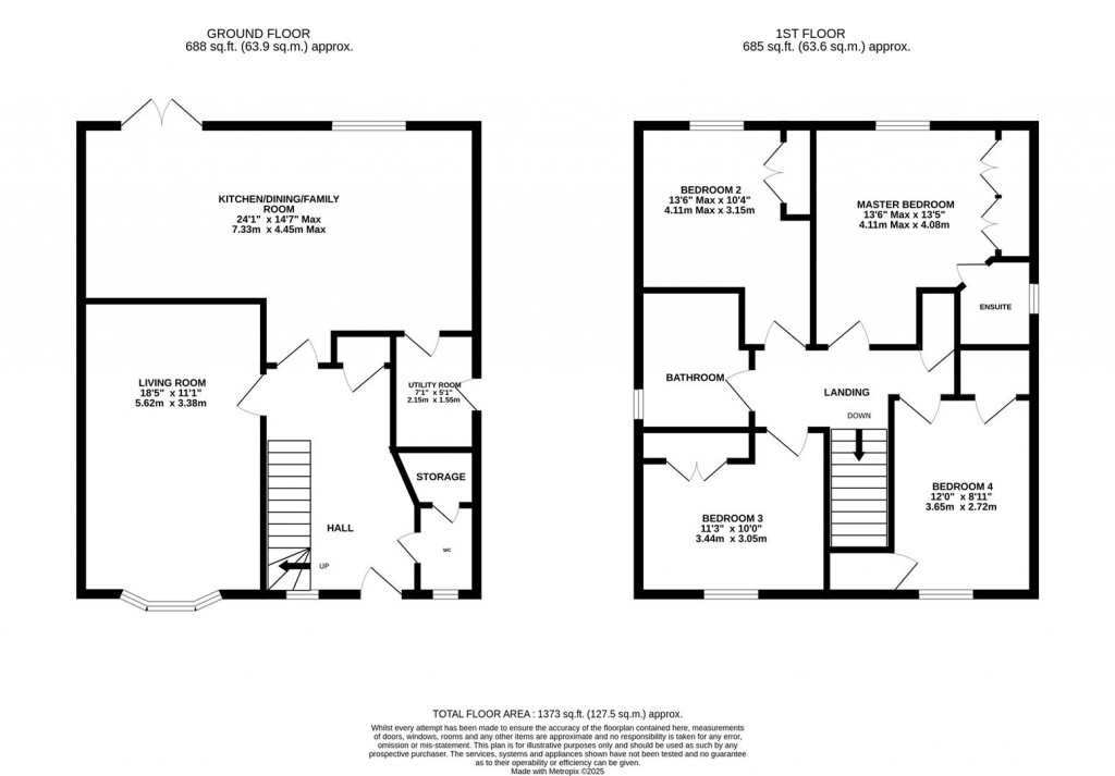Floorplans For Peregrine Close, Newent