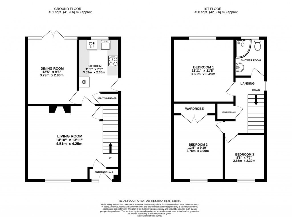 Floorplans For Bathleaze, Kings Stanley, Stonehouse