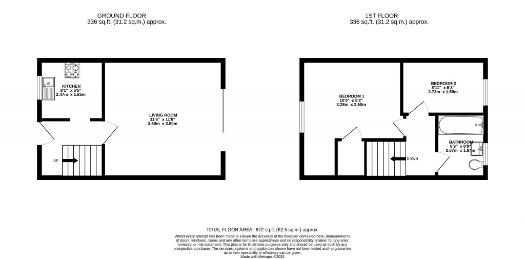 Floorplans For Katherine Close, Churchdown, Gloucester