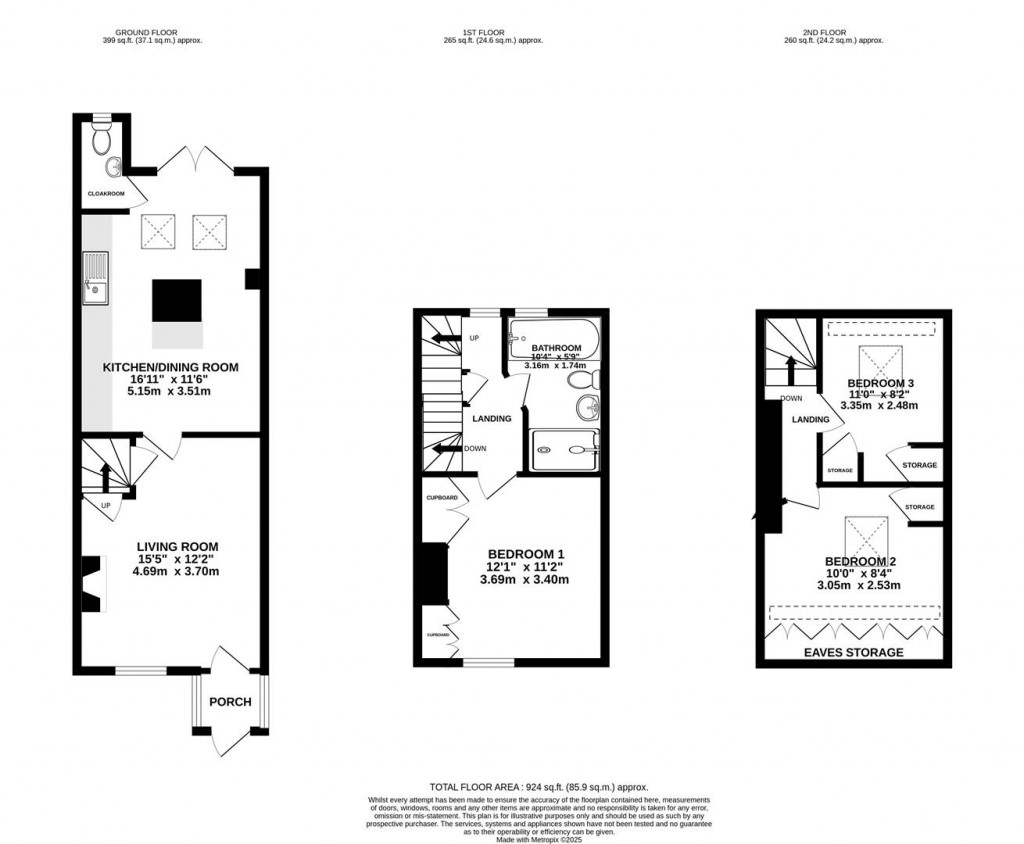 Floorplans For Regent Street, Stonehouse
