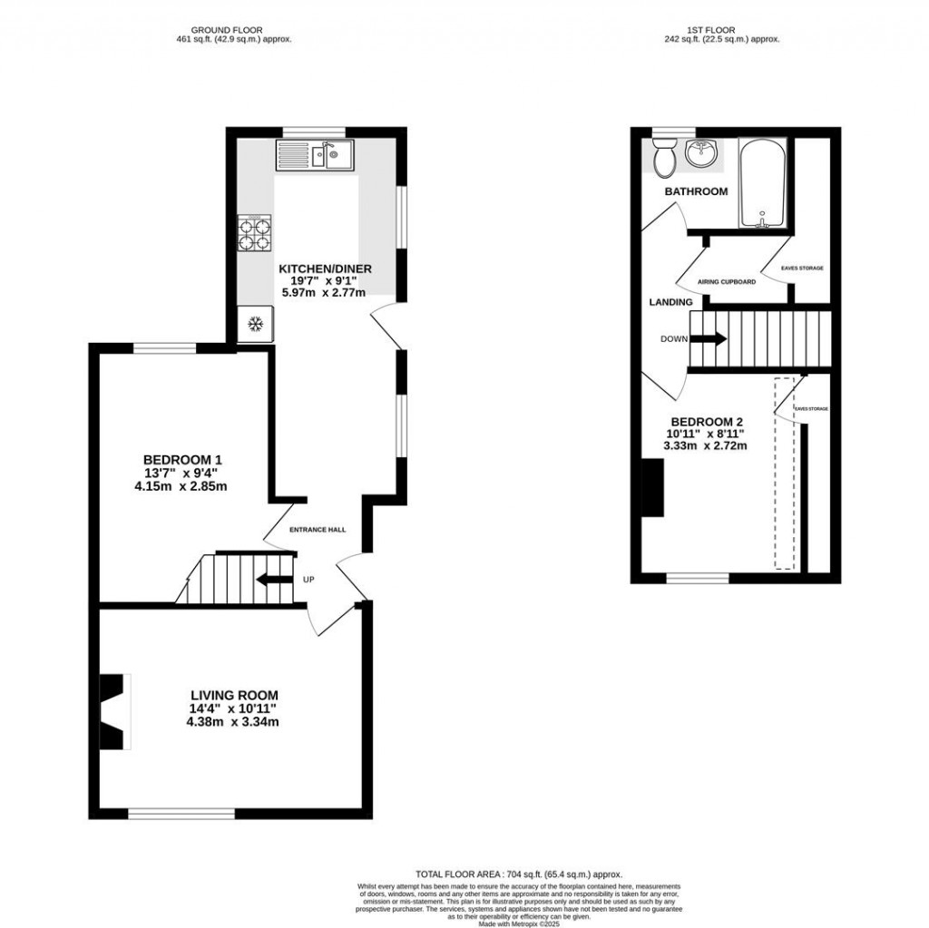Floorplans For Ryelands Close, Stonehouse