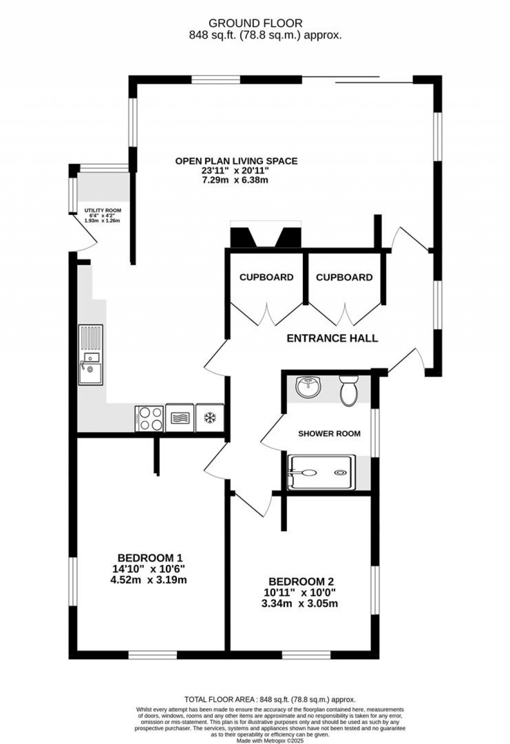 Floorplans For Gardeners Way, Kings Stanley, Stonehouse