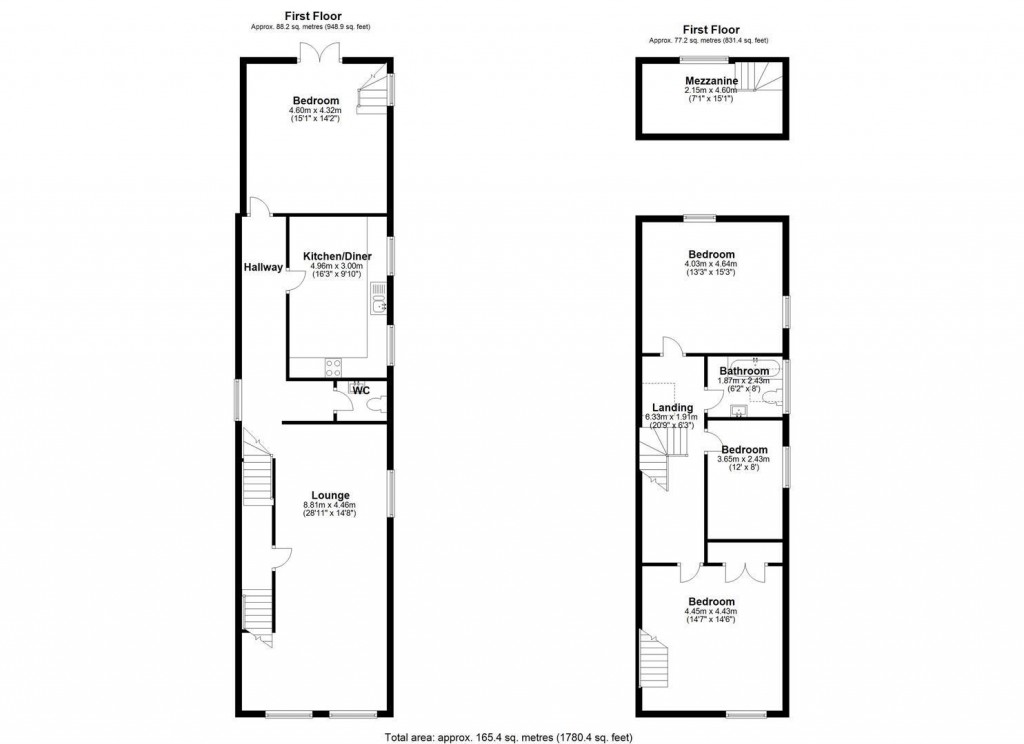 Floorplans For High Street, Newent, GL18