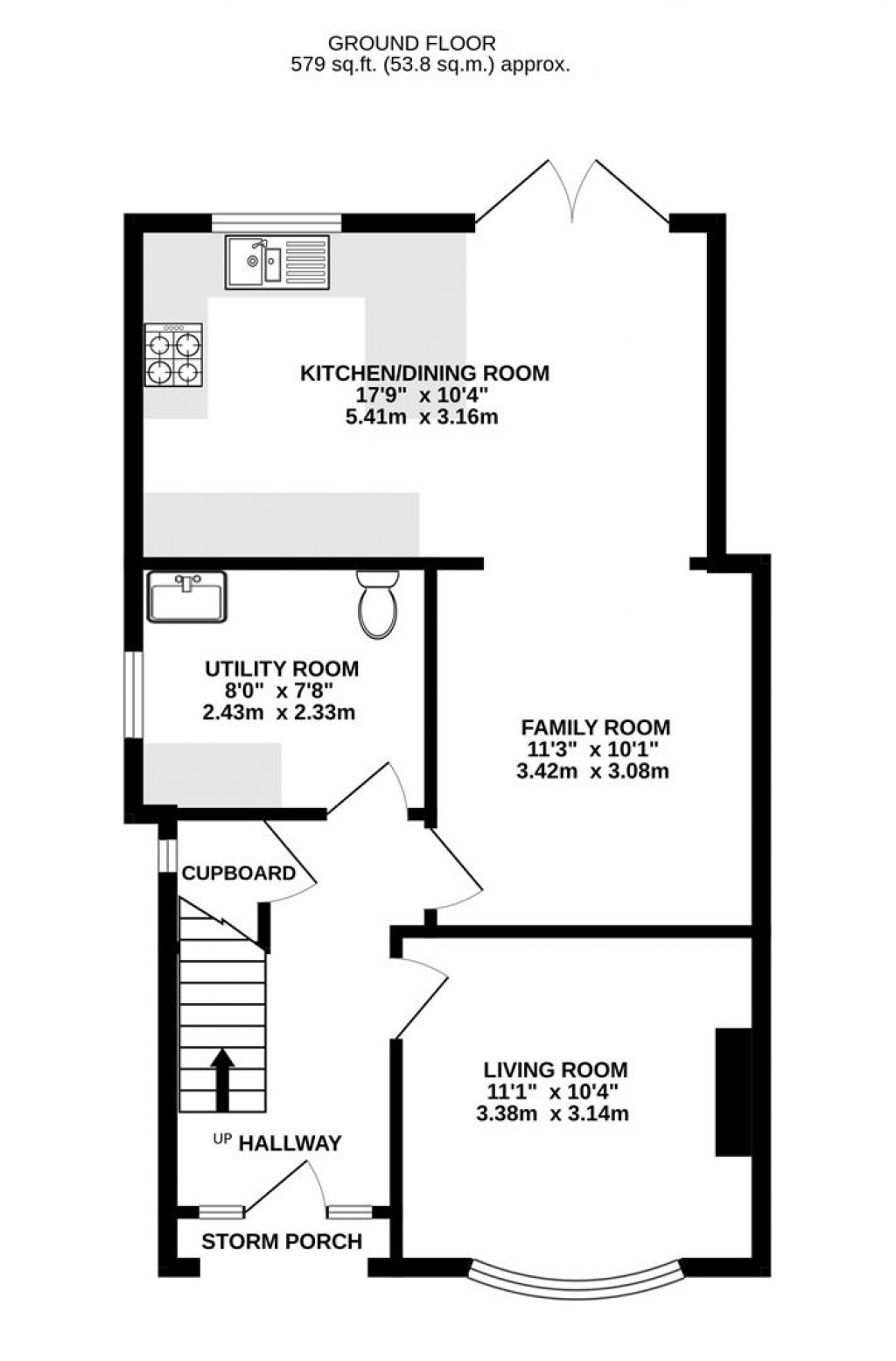 Floorplans For Pirton Lane, Churchdown, Gloucester