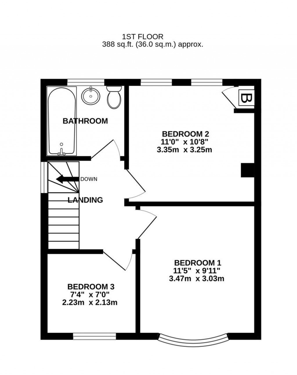 Floorplans For Pirton Lane, Churchdown, Gloucester