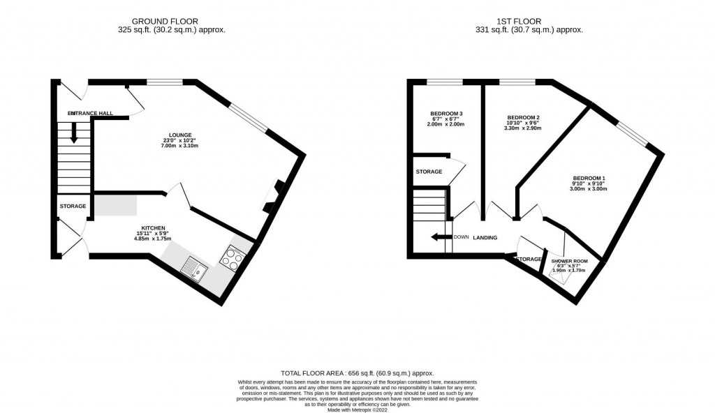 Floorplans For Chester Close, Apperley, Gloucester