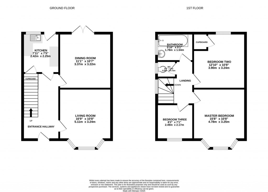 Floorplans For Beechcroft Road, Longlevens, Gloucester