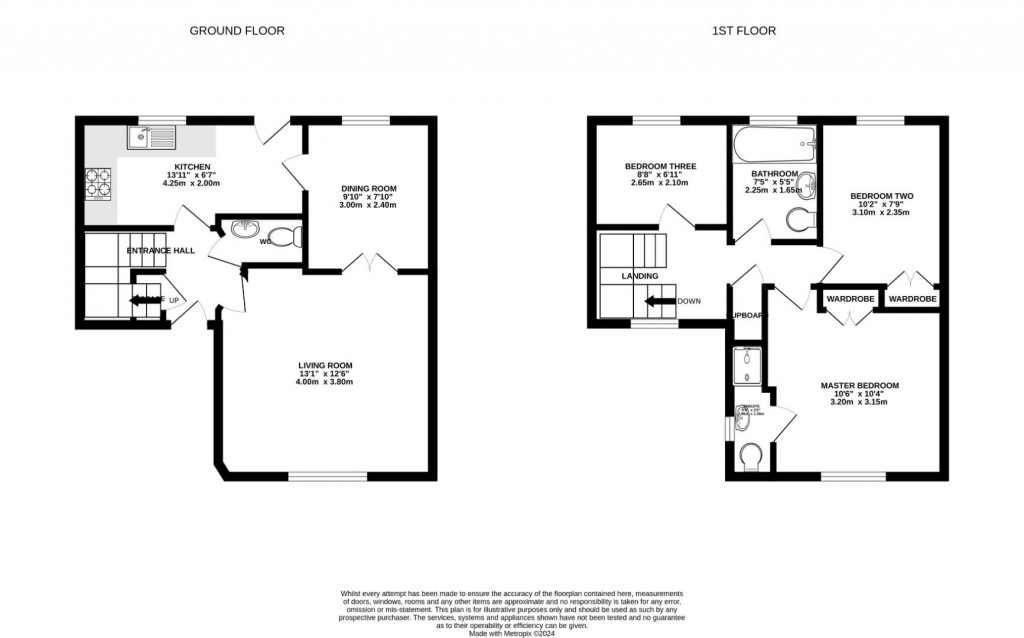Floorplans For Bay Tree Road, Abbeymead, Gloucester