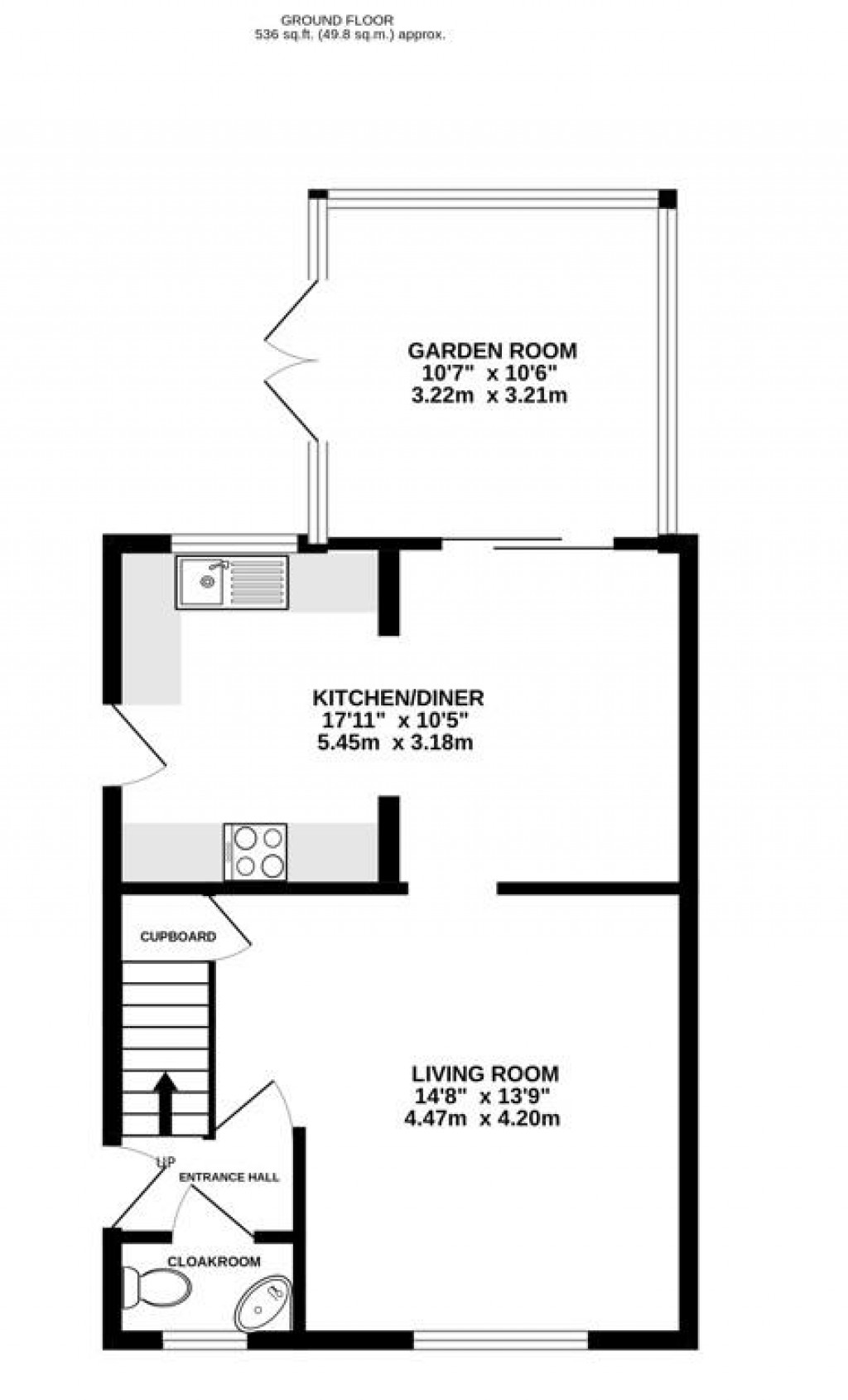 Floorplans For The Bassetts, Cashes Green, Stroud