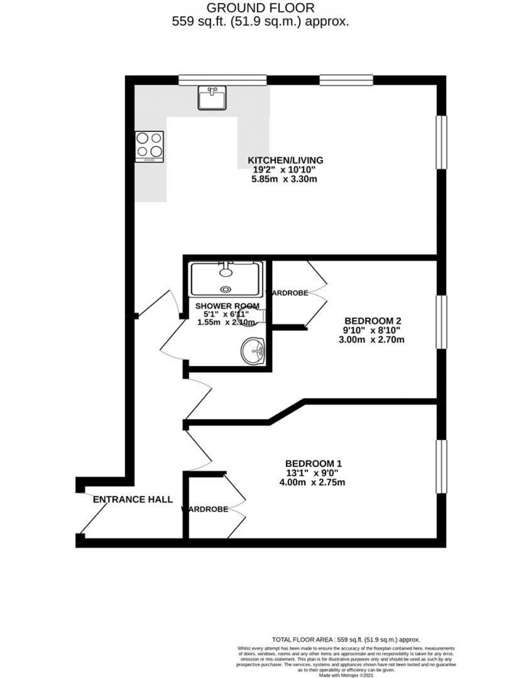 Floorplans For Mariners Court, Gloucester Docks