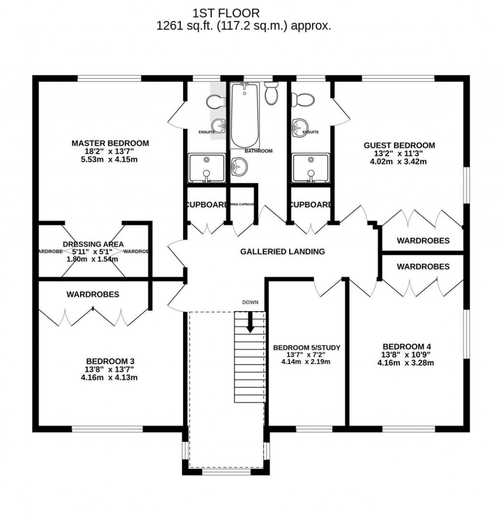 Floorplans For Green Fields, Cheltenham Road East, Churchdown