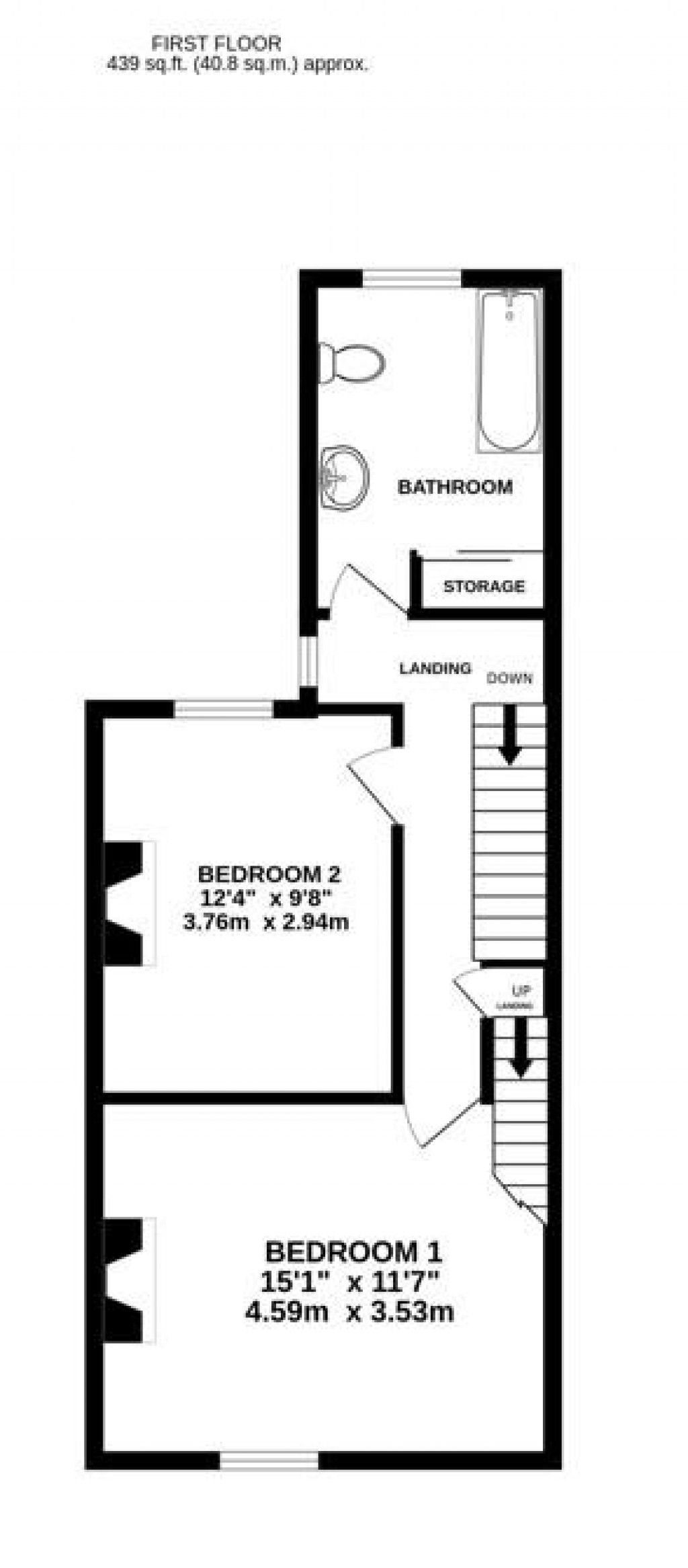 Floorplans For Burdett Road, Stonehouse