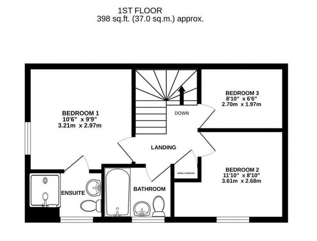 Floorplans For Maurice Shill Close, Great Oldbury, Stonehouse