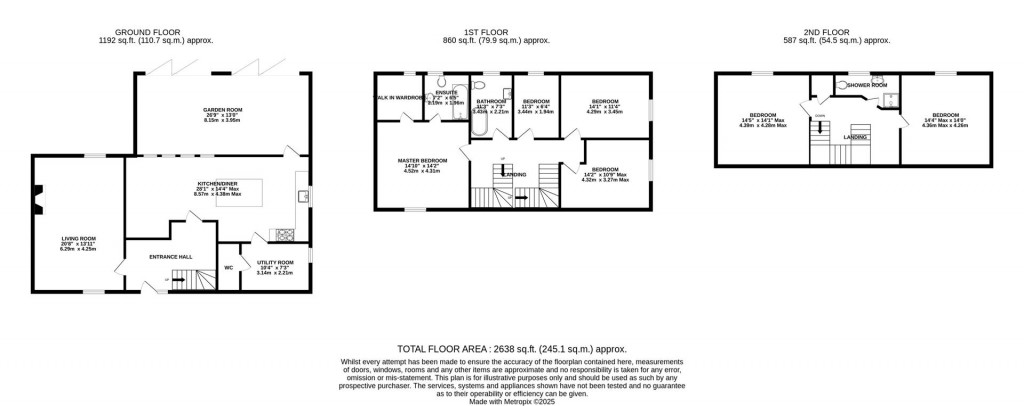 Floorplans For Linton, Ross-On-Wye