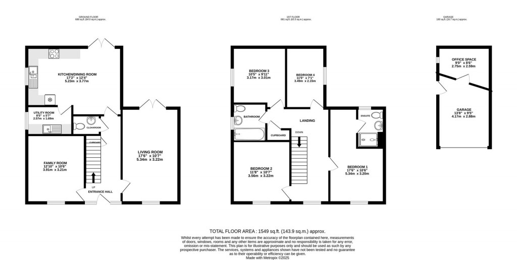 Floorplans For Whatling Way, Cam, Dursley