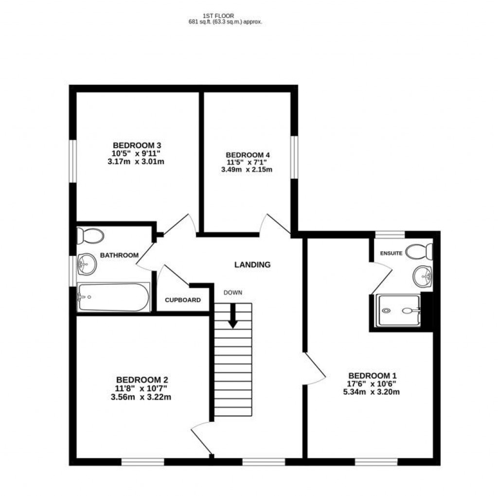Floorplans For Whatling Way, Cam, Dursley