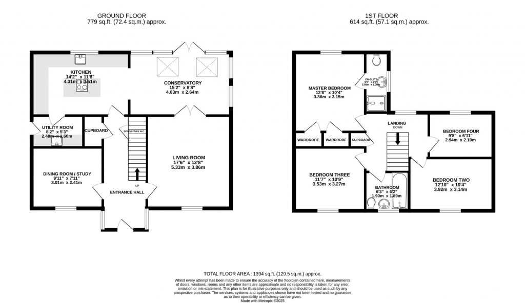 Floorplans For Rectory Close, Maisemore, Gloucester