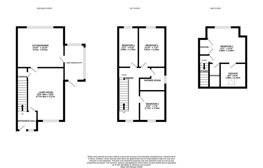 Floorplans For Wintles Close, Mitcheldean