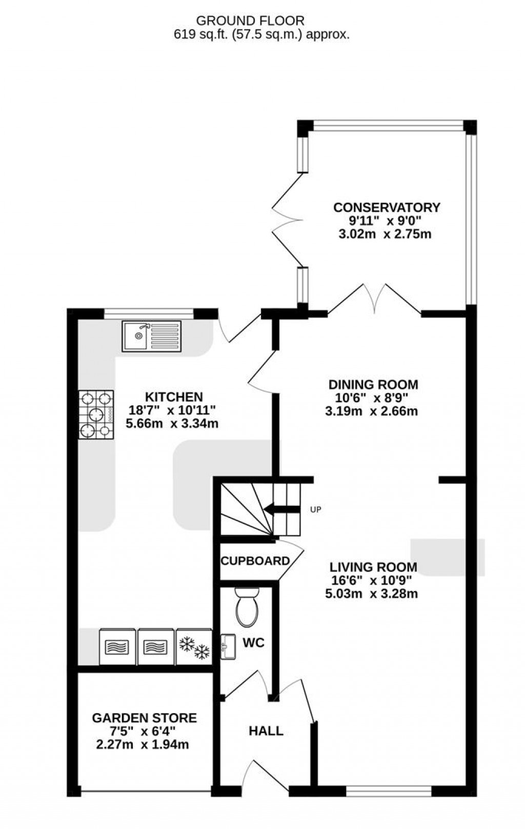 Floorplans For Stocken Close, Hucclecote, Gloucester