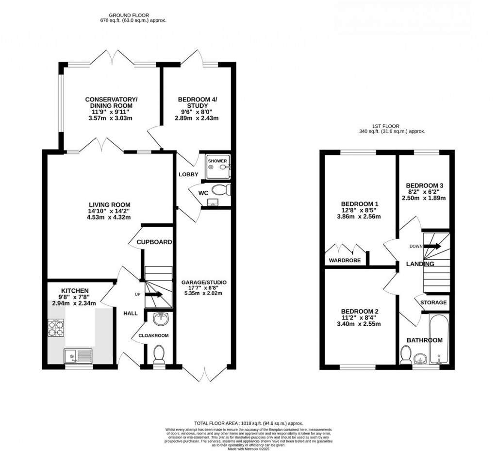 Floorplans For Stocken Close, Hucclecote