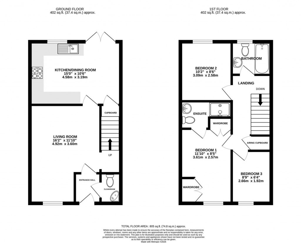 Floorplans For Thomas Tudor Way, Great Oldbury, Stonehouse