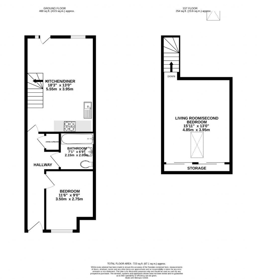 Floorplans For Merchants Quay, Gloucester Docks, Gloucester