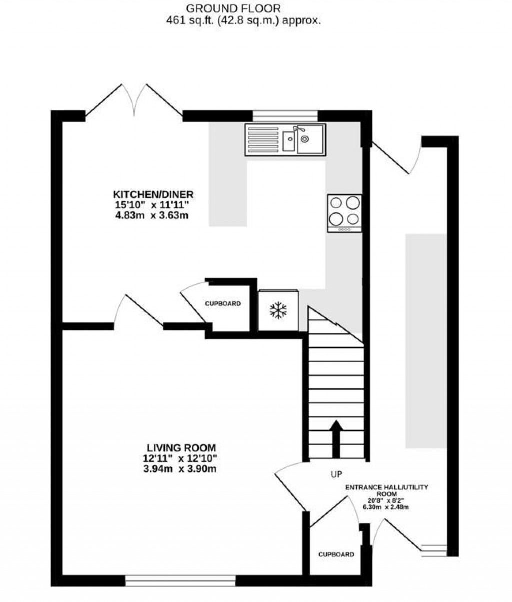 Floorplans For The Beagles, Cashes Green, Stroud