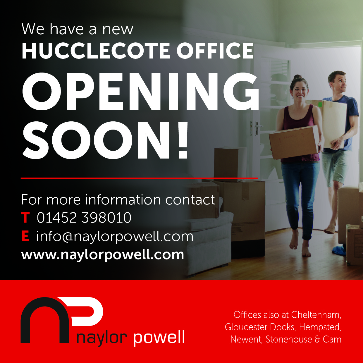 New Branch Opening in Hucclecote Naylor Powell Estate Agents