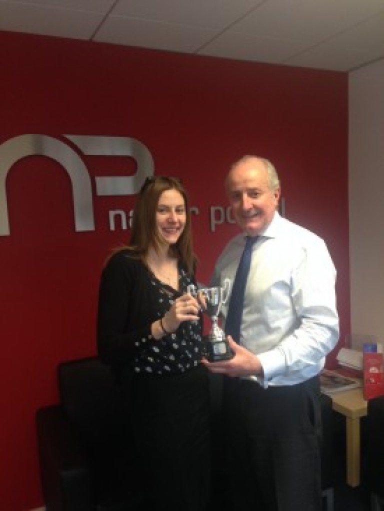 Nicky Thornton wins Customer Service Award